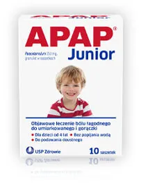 Apap Junior 250 mg x 10 sasz