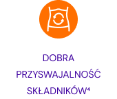 dobra przyswajalność składników
