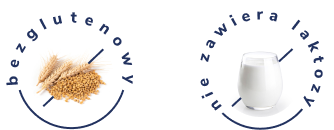 bezglutenowy, nie zawiera laktozy