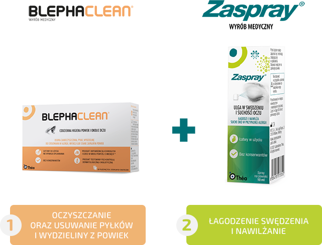 Blephaclean + Zaspray